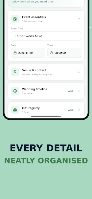 Greeneves Wedding & Birthdays Screenshot 3