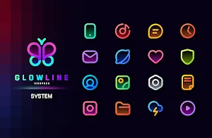 GlowLine Icon Pack Screenshot 1