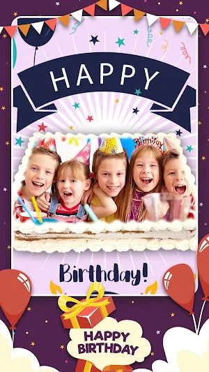 Photo On Birthday Cake Screenshot 0