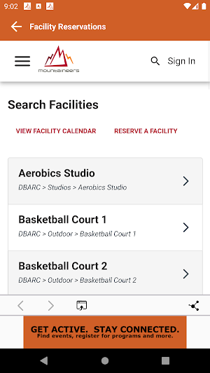 Mountaineers Rec and Wellness Screenshot 3