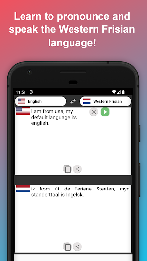 English to Frisian Translator Screenshot 1
