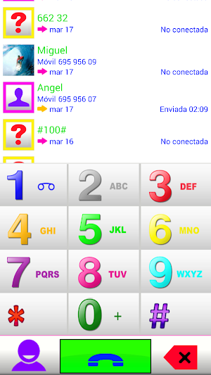 THEME WHITE COLORS EXDIALER Screenshot 0