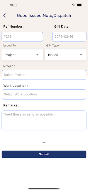 Gaura Construction ERP Pro Screenshot 2