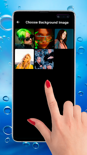 Billie Eilish Celebrity Cool Teen Live Wallpaper Screenshot 2
