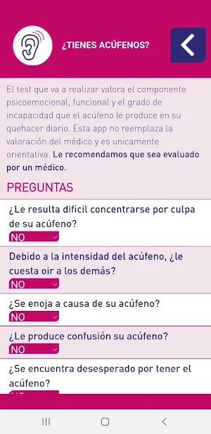 Acúfenos Screenshot 3