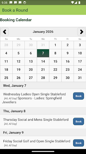 McLeod Country Golf Club Screenshot 2