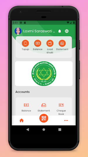 Laxmi Saraswati Smart Mobile Banking Screenshot 1