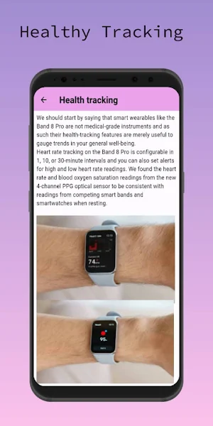 Xiaomi band 8 pro smart guide Screenshot 1