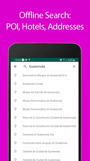 Guatemala Offline Map and Travel Guide Screenshot 2