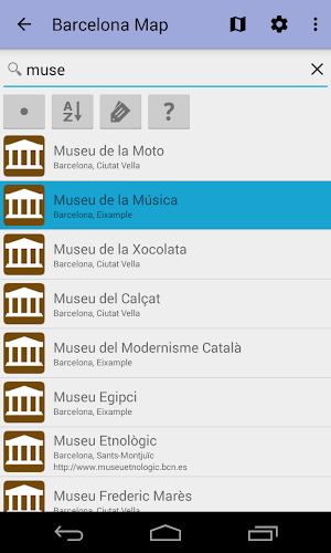 Barcelona City Map Lite Screenshot 2