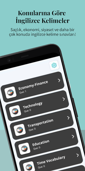 Words App - İngilizce Kelime Sınavı Screenshot 1