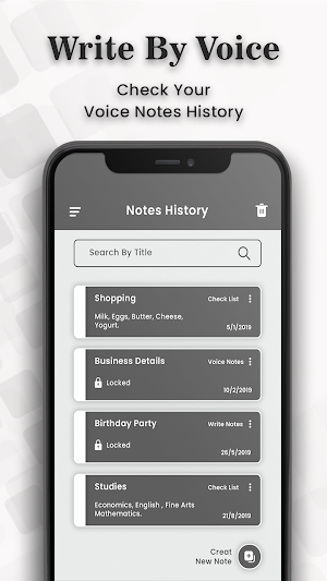Write By Voice : Voice to Text Screenshot 3