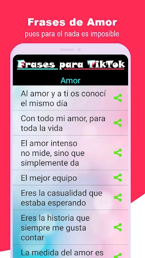 Frases para Tik Tok Screenshot 1