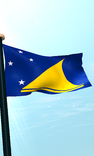 Tokelau Flag 3D Live Wallpaper Screenshot 3
