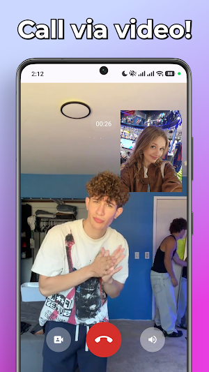 Nidal Wonder Fake Call Chat Screenshot 1