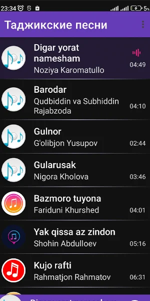 Таджикские песни 4 Screenshot 0