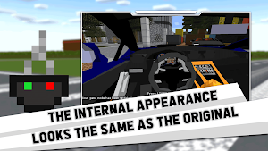 Realistic Sport car for MCPE Screenshot 3