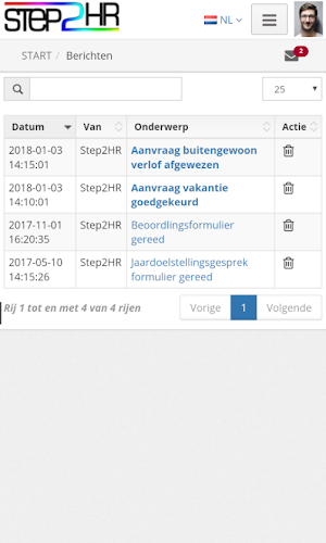 Verlofapp - Verlofregistratie Screenshot 2