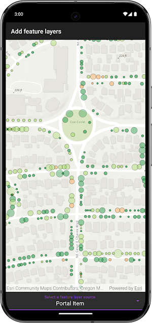 ArcGIS Maps SDK Sample Viewer Screenshot 3