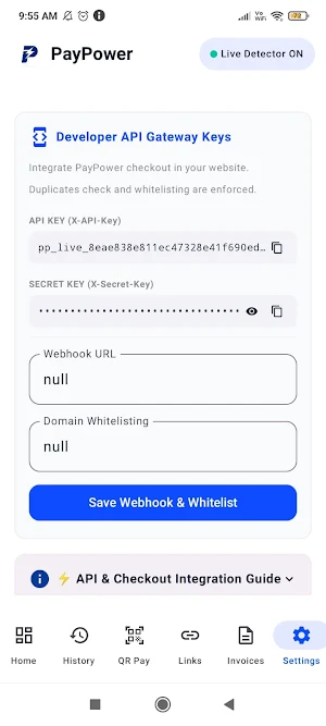 PayPower payment gateway Screenshot 2