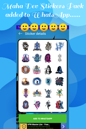 Maha Shivratri Stickers for Whatsapp-Mahadev Shiv Screenshot 3