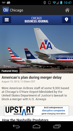 Chicago Business Journal Screenshot 0