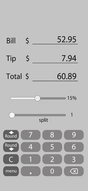 Tip Calculator 2.0 Screenshot 3