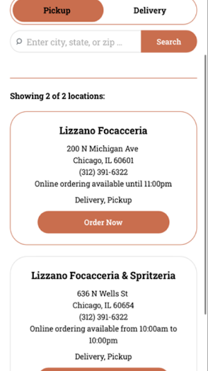 Lizzano Focacceria Screenshot 0