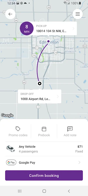 Air Limousine Edmonton Screenshot 2