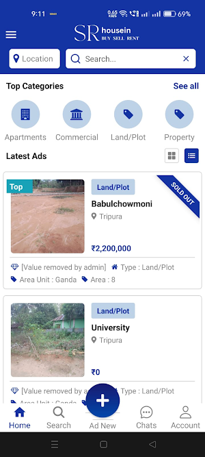 SRHousein App Screenshot 3