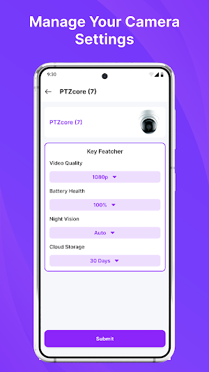 PTZ Security Camera App Screenshot 2