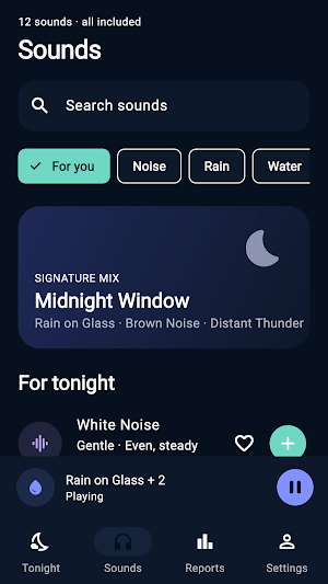 LunaSleep: Sleep Sounds Screenshot 1