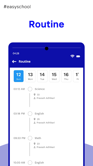 Anant English School Screenshot 1
