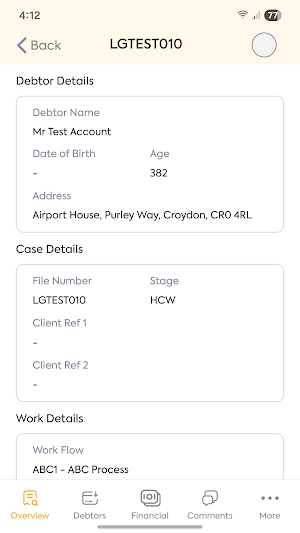 NEXUM Field Agent Application Screenshot 3