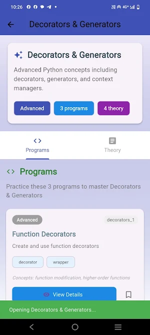 Python Tutorials:Learn Coding Screenshot 3