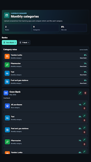 Cashback Manager Screenshot 3