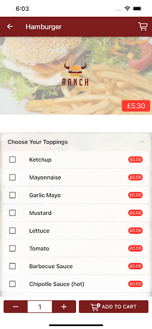 Ranch Gourmet Burger Screenshot 3