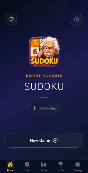 Smart Classic Sudoku Puzzle Screenshot 1