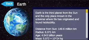 Solar System planet space tour Screenshot 3