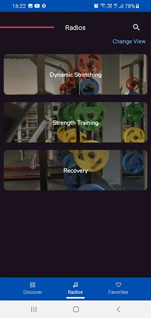 Fitness Radio Screenshot 2