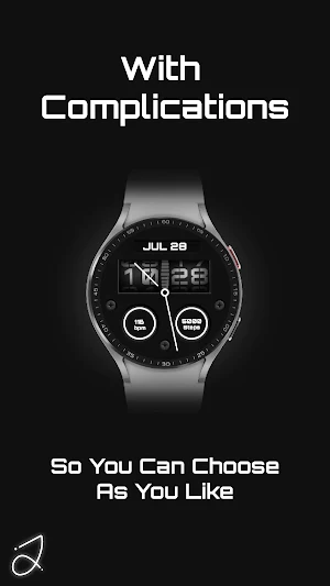 Simple Adjs Watch Face Screenshot 1