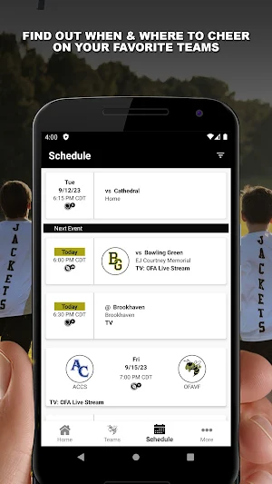 Jacket Nation Network Screenshot 1