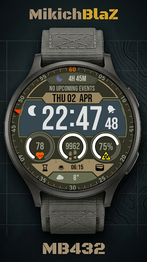 Digital Watch Face MB432 Screenshot 1