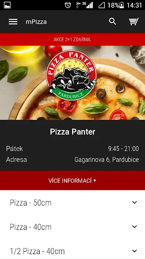 Pizza Panter Pardubice Screenshot 0