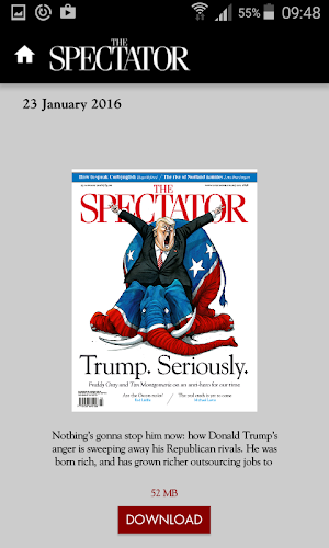 The Spectator Magazine Screenshot 1
