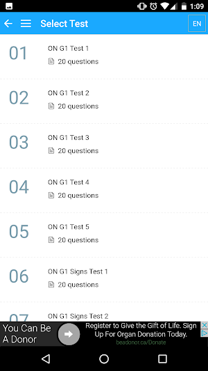Canadian Driving Tests Screenshot 3