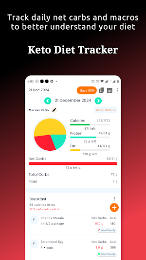 Keto Diet Tracker App Screenshot 0