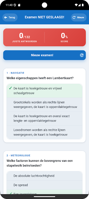 SPL Zweefvliegbrevet Theorie Screenshot 3