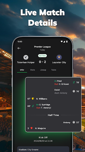 Amazic Football Live Score Screenshot 2