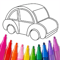 Car Coloring- Color by Number